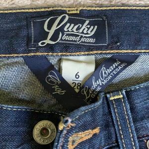 Lucky brand jean shorts. Size 28/6